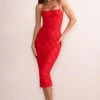 Anele | Red Lace Overlay Corset Midi Dress -Sangyong Store CL128059 AneleRedLaceOverlayCorsetMaxiDress0 dbd32f5c eadd 42ad 9f32 df01becd19a4