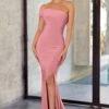 Forever & Always | Blush Pink One Shoulder Fishtail Maxi Dress -Sangyong Store WB CC CL124580 blush pink one shoulder fishtail maxi dress 1