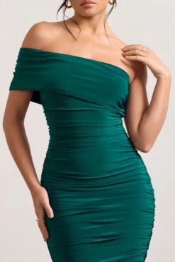 Remember Me | Bottle Green One Shoulder Midi Dress 8 Remember Me | Bottle Green One Shoulder Midi Dress -Sangyong Store WB CL124581047 RememberMe BottleGreenOneShoulderMidiDress6 fd2c1e47 8aed 4d0c 9355 11138072fe72