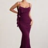 In Whispers | Burgundy Split Maxi Dress -Sangyong Store WB CL128871069 InWhispersBurgundySplitMaxiDress2