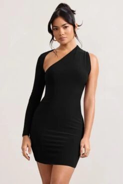 Siren | Black One Shoulder Bodycon Mini Dress 14 Siren | Black One Shoulder Bodycon Mini Dress -Sangyong Store WB CL129344067 SirenBlackOneShoulderBodyconMiniDress0 adb0e89c 7e77 4e88 a494 0db0dc6b22d2