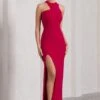 Nalani | Red Sleeveless Cut-Out Split Maxi Dress 2 Nalani | Red Sleeveless Cut-Out Split Maxi Dress -Sangyong Store WB CL130004004 NalaniRedSleevelessCut OutSplitMaxiDress2