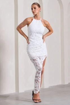 Caught My Eye | White Sequin Asymmetric Strappy Maxi Dress 11 Caught My Eye | White Sequin Asymmetric Strappy Maxi Dress -Sangyong Store WB CL133037005 CaughtMyEyeWhiteSequinAsymmetricStrappyMaxiDress6
