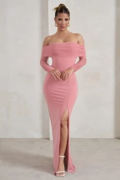 On Your Mind | Powder Pink Mesh Long Sleeve Maxi Dress 10 On Your Mind | Powder Pink Mesh Long Sleeve Maxi Dress -Sangyong Store WB HR CL126435 OnYourMindPowderPinkMeshLongSleeveMaxiDress1